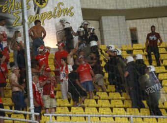 Ένταση και χημικά στη Νέα Φιλαδέλφεια μετά το παιχνίδι της ΑΕΚ