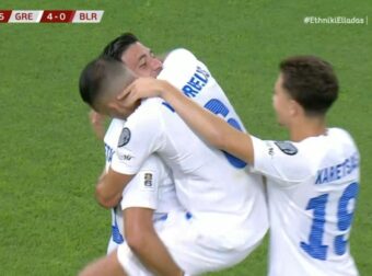 Απολαυστική Εθνική! Και τέταρτο γκολ με Κουρμπέλη (vid)