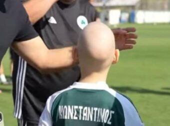 Η δύναμη του αθλητισμού: Ο Παναθηναϊκός στο πλευρό του μικρού Κωνσταντίνου