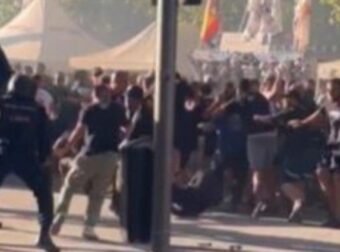 Ο κακός χαμός στη Μαδρίτη! – Ξύλο οπαδών Μαρσέιγ και αστυνομίας (Vid)
