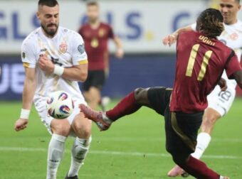 Έφυγε με βαθμό από το Βέλγιο η Βόρεια Μακεδονία και παραμένει πρώτη! (Vid)