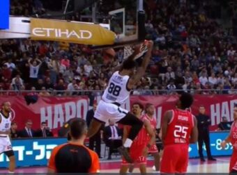 Φοβερή στιγμή για την Παρτιζάν: Alley oop κάρφωμα του Τζόουνς (ΒΙΝΤΕΟ)