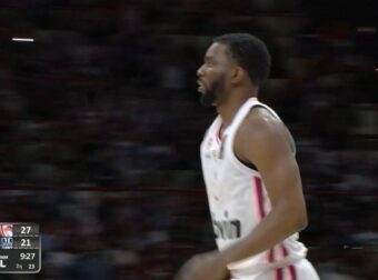 Μυθικός Έβανς! Ευστόχησε σε τρίποντο στην πρώτη επίθεση που πήρε (Vid)