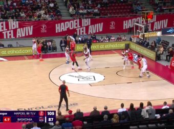 Ξανά στην κορυφή η υπερηχητική Χάποελ – Έβαλε 114 στη Μπασκόνια! (Hls)