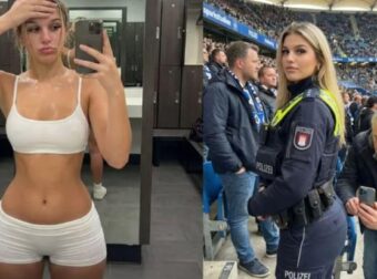 Aστυνομικός «έβαλε φωτιά» στο γήπεδο: Οπαδοί φωτογράφησαν τα οπίσθια της!