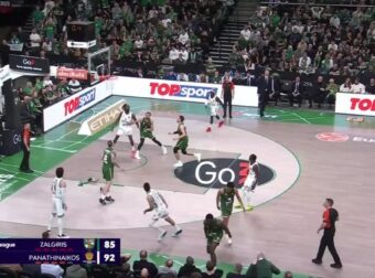 Δεν άντεξαν οι Λιθουανοί: Πέταξαν κασκόλ στο παρκέ (BINTEO)