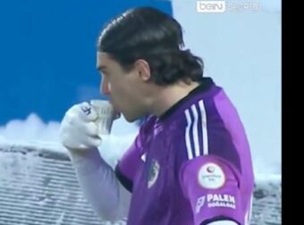 Viral στιγμιότυπο: Τσάι για… αντίδοτο στο κρύο από τερματοφύλακα (BINTEO)