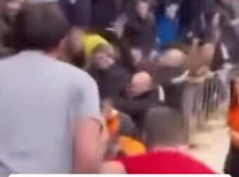 Οπαδοί έριξαν μπουκάλια σε διαιτητές της Euroleague (ΒΙΝΤΕΟ)