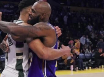 Η αγκαλιά Γιάννη – ΛεΜπρόν και ο αμοιβαίος σεβασμός (ΒΙΝΤΕΟ)