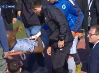 Μεγάλη ανησυχία με Σεμπά – Αποχώρησε με ασθενοφόρο δακρυσμένος (vid)