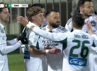 “Κεφάλι” στο σκορ ο ΠΑΟ – Ευστόχησε σε πέναλτι ο Ζαρουρί (vid)