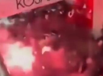 Νέο βίντεο από τον χαμό πριν το Ερυθρός Αστέρας-Παρτιζάν!