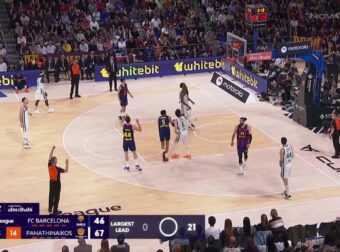 Τα έβαζε όλα ο Όσμαν – Το… τρελό καλάθι απέναντι στην Μπαρτσελόνα (ΒΙΝΤΕΟ