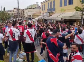 Κερκίδα στην Ακρόπολη από φίλους της Ράγιο – Προθέρμανση πριν την ΑΕΚ