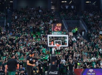 Πιο θορυβώδεις στην Euroleague οι φίλαθλοι του Παναθηναϊκού!