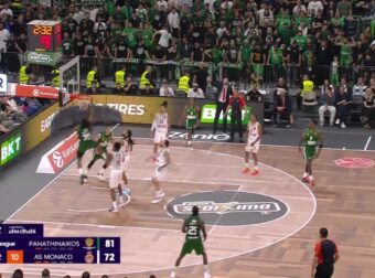 Κόντεψε να γκρεμίσει τη μπασκέτα ο Φαρίντ (ΒΙΝΤΕΟ)