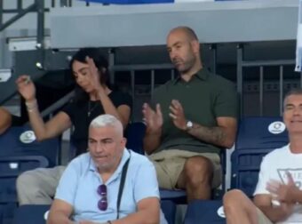 ΕΠΙΚΗ αντίδραση του Βασίλη Σπανούλη σε airball του γιου του (ΒΙΝΤΕΟ)