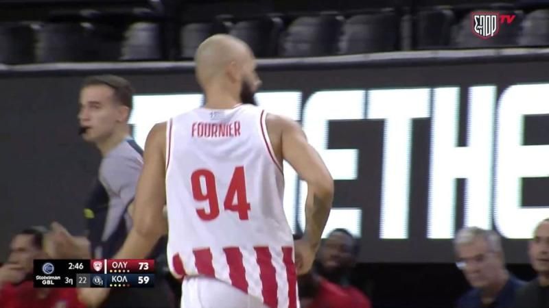 Απίθανη ντρίμπλα από τον Φουρνιέ και εύστοχο τρίποντο! (ΒΙΝΤΕΟ)