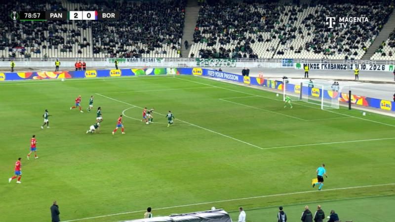 Σκοράρει χωρίς… φάση η Μπόρατς – Κοιμήθηκε η άμυνα ΠΑΟ και γκολ Ερέρα(vd)