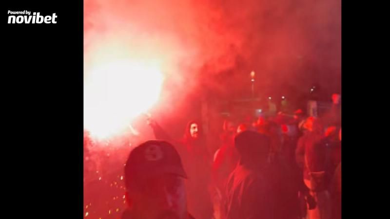 Τρομερή υποδοχή στους παίκτες του Ηρακλή – Αποθέωση Ματσάρι για Τούμπα (Vd)